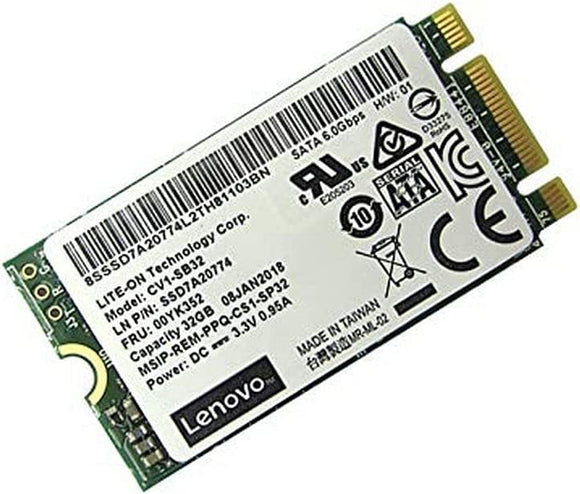 Lenovo ThinkSystem M.2 CV1 32GB SATA 6Gb Non-Hot-Swap SSD : 7N47A00129