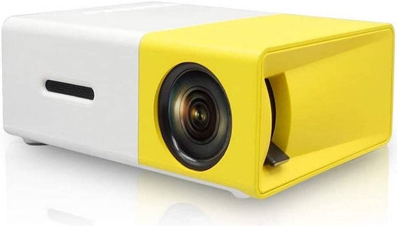 Generic QVGA LCD Projector, 16.7k Color Reproduction, Up to 1280 x 800 Resolution, American Bridgelux LED, White/Yellow : N14736204A