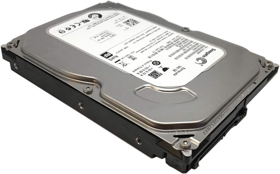 Seagate Barracuda ESA-3502 Internal Hard Drive 3.5 Inches - 500 GB (ST500DM002) + Silicone HDD 3.5 Inch Hard Drives JS Bazar