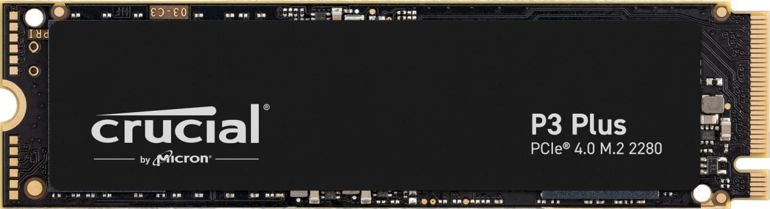 Crucial 4TB P3 Plus NVMe PCIe 4.0 Internal SSD, Micron 3D NAND, 1.5Mn Hour MTTF : CT4000P3PSSD8 Hard Drives JS Bazar