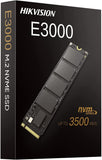Hikvision E3000 512GB 3D NAND Internal SSD, M.2 PCI-e Gen 3 x 4 NVMe : HS-SSD-E3000 Hard Drives JS Bazar