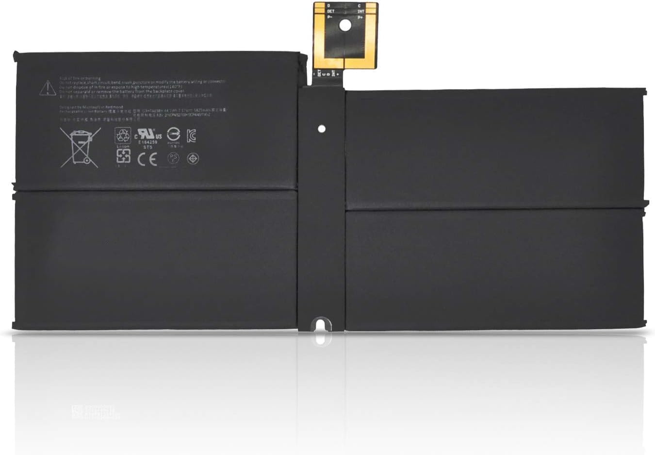 Original Laptop Battery for Microsoft Surface Pro 5 1796 Book Series Tablet DYNM02 2(1ICP4/52/108+1ICP4/45/114)-2 44.1WH 7.57V 5825mAh Laptop Batteries JS Bazar