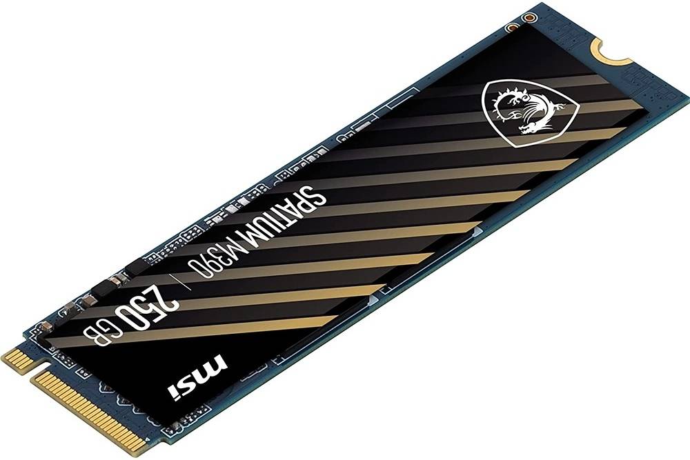 MSI Spatium M390 250GB PCIe M.2 2280 Internal Solid State Drive, PHISON E15T, Black : S78-4409PL0-P83 Hard Drives JS Bazar