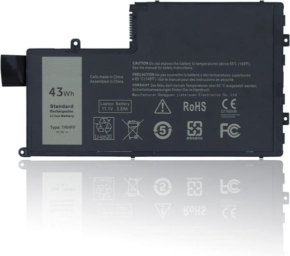 TRHFF DL011307-PRR13G01 1V2F6 0PD19 P39F 58DP4 Laptop Battery Replacement for Dell Inspiron 5445 5447 5545 5547 5548 N5447 N5547 15-5000 i5547-3750SLV Latitude 14 3450 15 3550 E3450 E3550(11.1V 43Wh) Laptop Batteries JS Bazar