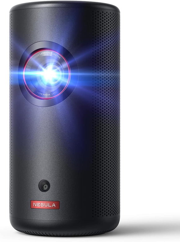 Nebula Anker Capsule 3 Laser 1080p Mini Portable Projector, 300 ANSI Lumens Bright, 52Wh Battery, Wi-Fi  : D2426211