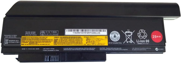 11.1V 94Wh 42T4940 45N1019 45N1022 45N1023 45N1024 45N1025 45N1029 Replacement Battery for Lenovo ThinkPad X220 X220i X220s 42T4861 4 2T4866 5 42T4873 42T4875 42T4942 42T4862 42T4861 29++ Laptop Batteries JS Bazar