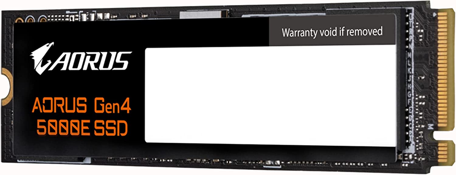 GIGABYTE AORUS Gen4 5000E PCI-E 4.0 NVMe 1.4 500GB Internal SSD, 3D TLC NAND Flash, Black : AG450E500G-G Hard Drives JS Bazar