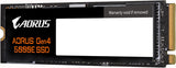 GIGABYTE AORUS Gen4 5000E PCI-E 4.0 NVMe 1.4 500GB Internal SSD, 3D TLC NAND Flash, Black : AG450E500G-G Hard Drives JS Bazar