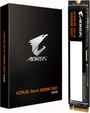 GIGABYTE AORUS Gen4 5000E PCI-E 4.0 NVMe 1.4 500GB Internal SSD, 3D TLC NAND Flash, Black : AG450E500G-G Hard Drives JS Bazar