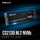PNY CS2130 1TB M.2 2280 Internal Solid State Drive, Read up to 3,500,3D Flash Memory Nand : M280CS2130-1TB-RB Hard Drives JS Bazar