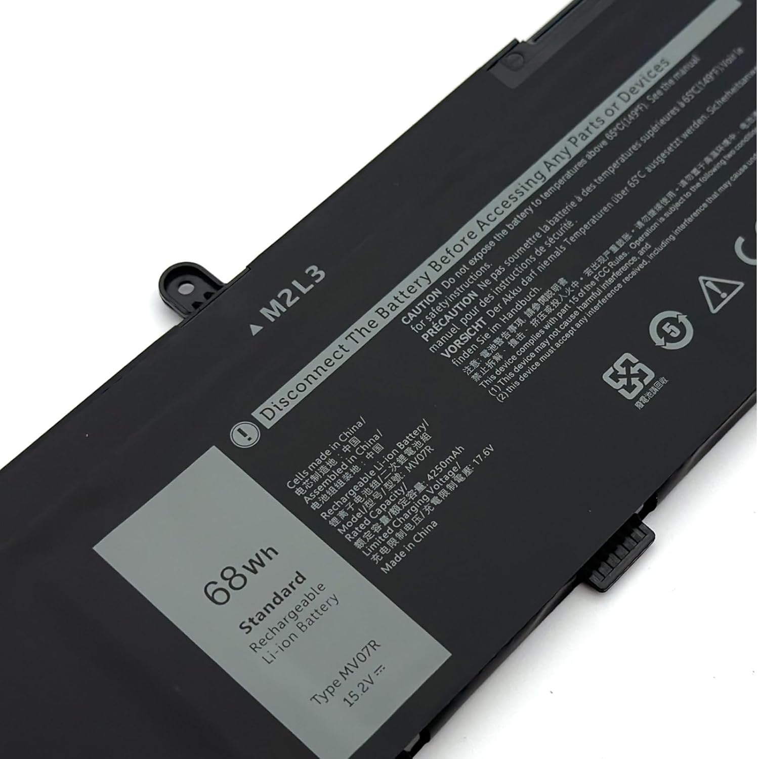 MV07R Dell Laptop Battery for Dell G3 15 3500 3590 3700 3790 G5 5500 5505 SE Series JJRRD 0JJRRD 266J9 72WGV W5W19 P89F MVO7R PN1VN M4GWP MV07R Laptop Batteries JS Bazar
