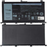 DELL 357F9 Laptop Battery Replacement for Dell 15 7559 7557 5576 5577 7566 7567 7759 INS15PD NS15PD Series 357F9, 0GFJ6, 71JF4 Laptop Batteries JS Bazar