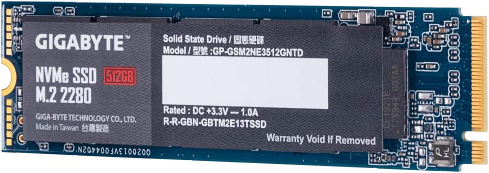 Gigabyte M.2 2280 512GB PCI-Express 3.0 x4, NVMe 1.3 Internal Solid State Drive (SSD) : GP-GSM2NE3512GNTD Hard Drives JS Bazar
