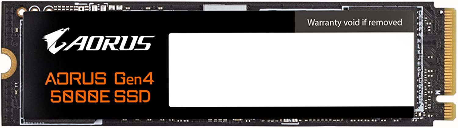 GIGABYTE AORUS Gen4 5000E PCI-E 4.0 NVMe 1.4 500GB Internal SSD, 3D TLC NAND Flash, Black : AG450E500G-G Hard Drives JS Bazar