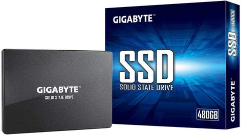 GIGABYTE SATA III 2.5" 480GB Internal Solid State Drive, 2M Hours MTBF, Black : GP-GSTFS31480GNTD
