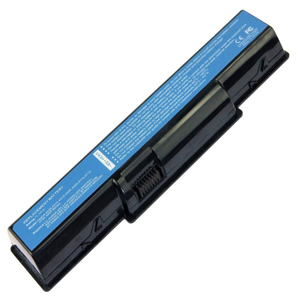 AC 4710, Battery AS07A31, AS07A32 AS07A72. Compatible for ACER Aspire 4710G 4310 4520 4920G 4710Z and 4720 Series Models Laptop Batteries JS Bazar
