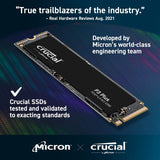 Crucial 4TB P3 Plus NVMe PCIe 4.0 Internal SSD, Micron 3D NAND, 1.5Mn Hour MTTF : CT4000P3PSSD8 Hard Drives JS Bazar