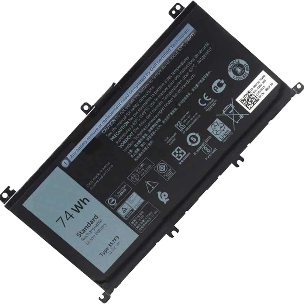 DELL 357F9 Laptop Battery Replacement for Dell 15 7559 7557 5576 5577 7566 7567 7759 INS15PD NS15PD Series 357F9, 0GFJ6, 71JF4 - JS Bazar