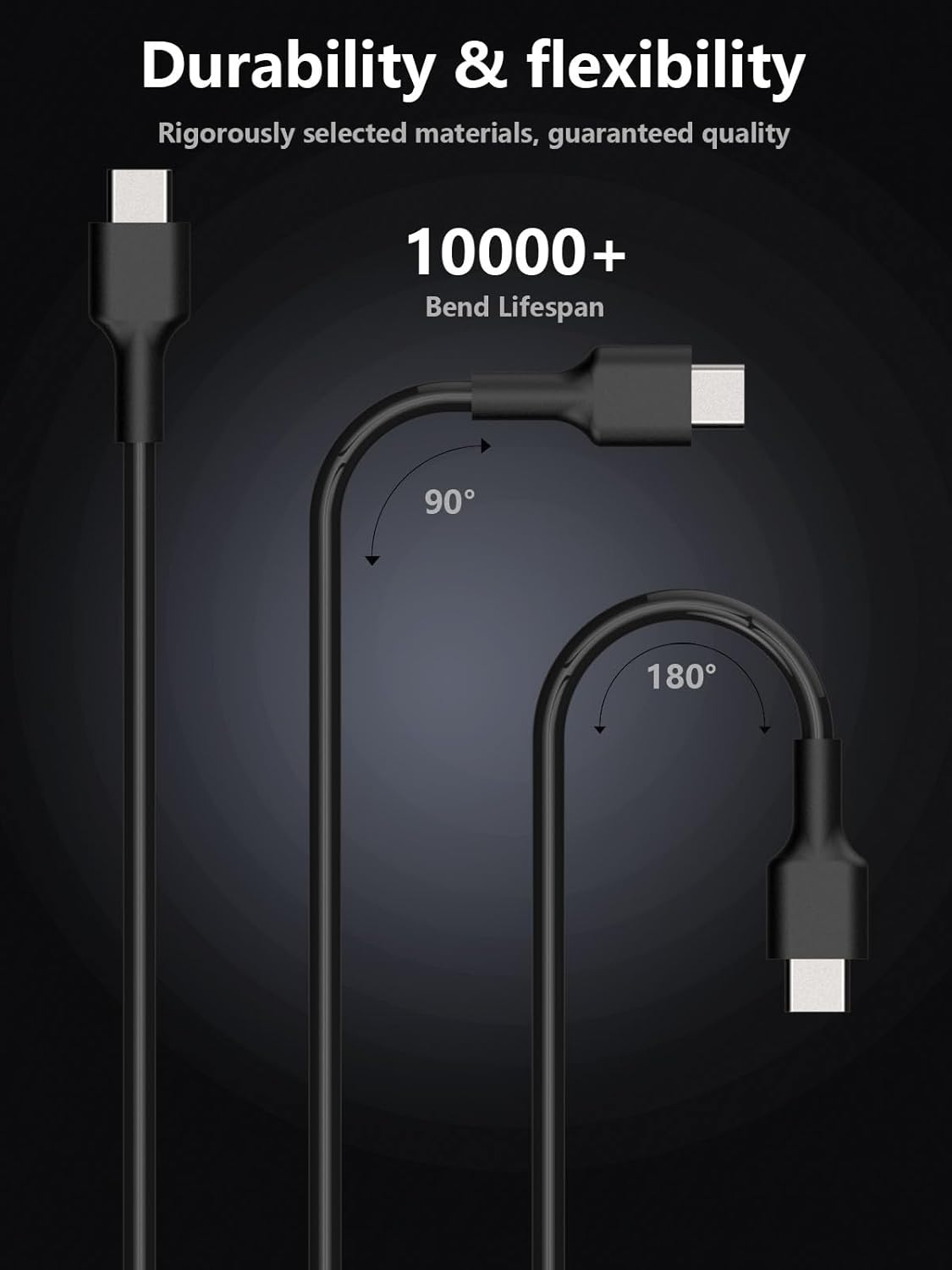 Universal Laptop Charger PD 90W USB C Power Adapter, Type C Power Supply Cord for MacBook Lenovo Dell HP Gateway Asus Acer Samsung LG Sony Monitor TV and More Type C Devices C0077 Laptop Charger JS Bazar