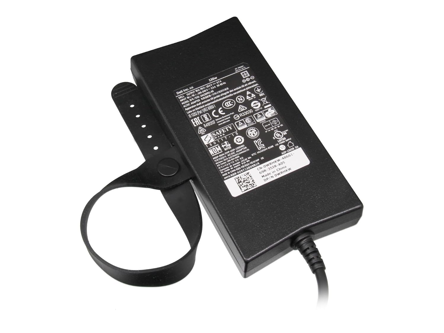 130W Dell Laptop charger for Dell Latitude 3160, 3330, 3340, E5550, E6430 19.5V 6.7A
