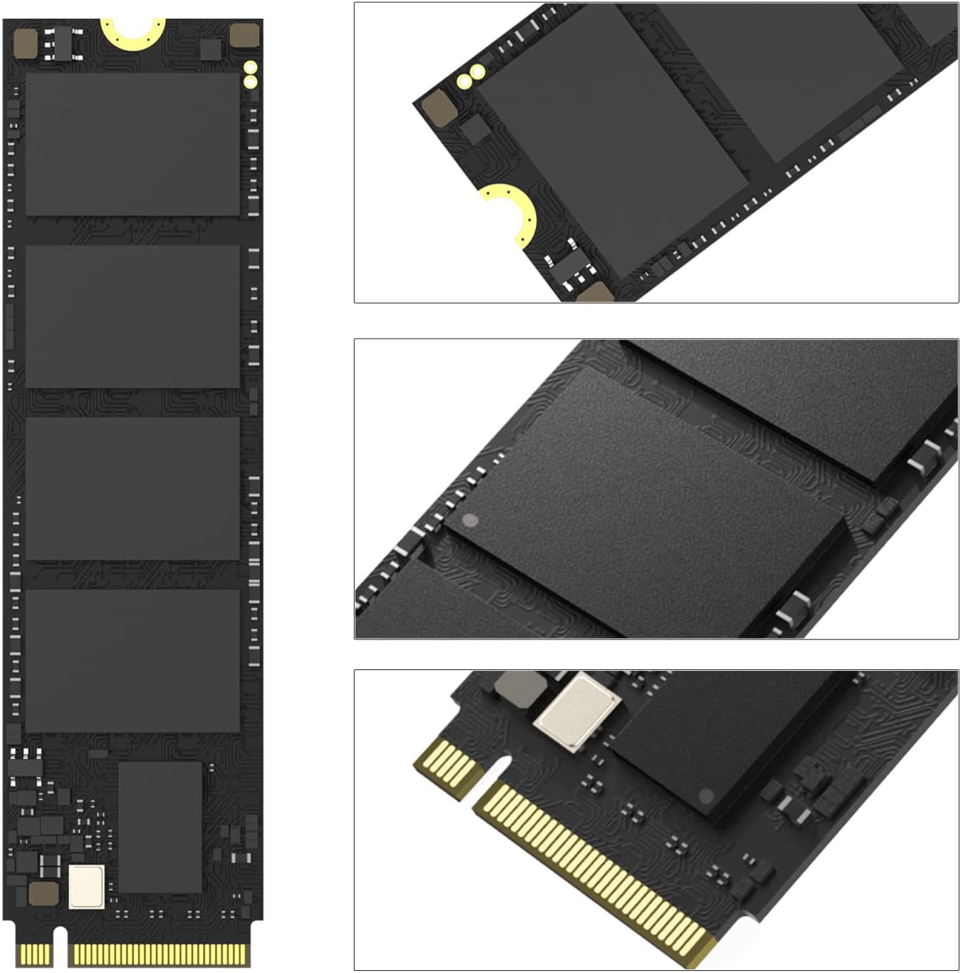 Hikvision E3000 512GB 3D NAND Internal SSD, M.2 PCI-e Gen 3 x 4 NVMe : HS-SSD-E3000 Hard Drives JS Bazar