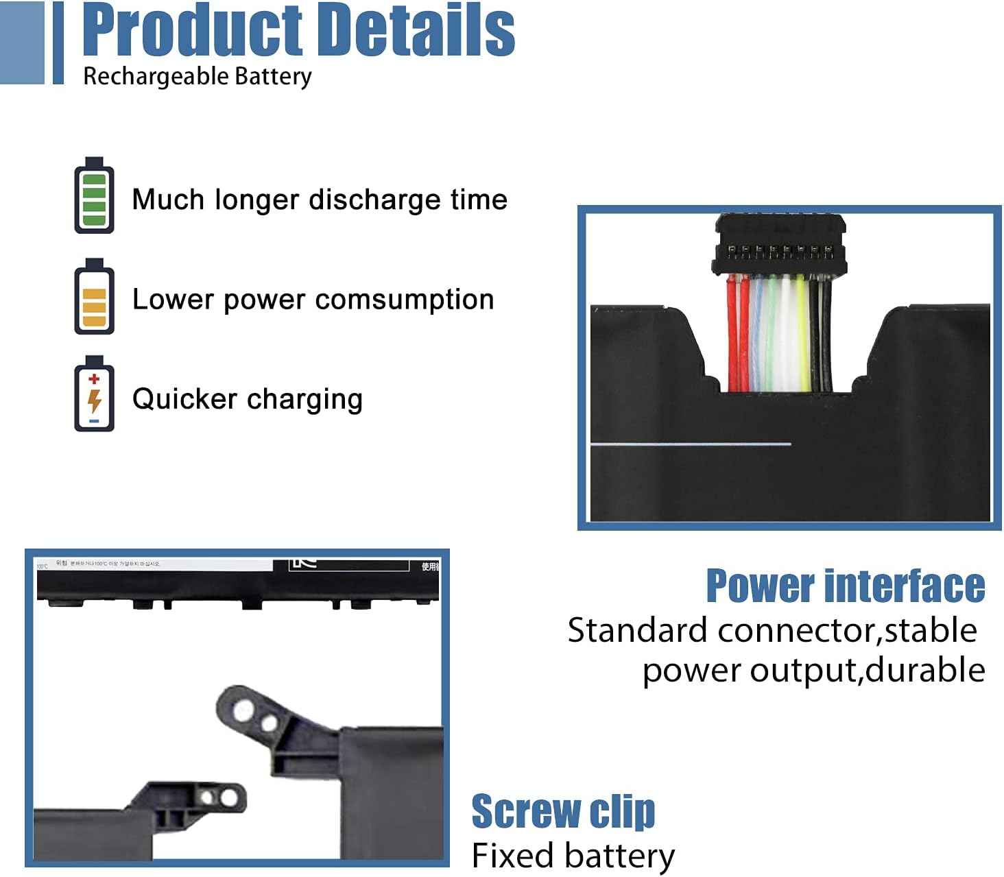 L17C4PE1 L17C4PE1 Laptop Battery Compatible with Lenovo ideapad 730S-13IWL Yoga S730-13IWL S730-13IML Series L17M4PE1 L17S4PE1 5B10R32748 5B10R32749 5B10W67276 5B10W67274 Laptop Batteries JS Bazar
