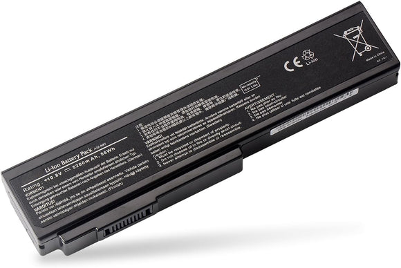 A32-N61 Battery for Asus N61 N61J N61D N61V N61VG N61JA N61JV M50s N53 N53S N53SV N43S N43JF N43JQ A32-M50 A33-M50 [10.8V, 56WH, 5200mAh] Laptop Batteries JS Bazar