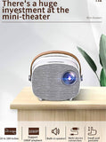Generic Mini Portable LED Outdoor Projector, High Resolution 1080P, With WiFi, Supports Mobile / HDMI / Micro SD / USB Flash Drive, AV : MF-11 Projectors JS Bazar