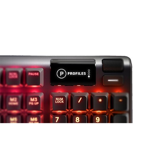 SteelSeries Apex 5 Hybrid Mechanical Gaming Keyboard With OLED Smart Display | 64532 - JS Bazar