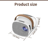 Generic Mini Portable LED Outdoor Projector, High Resolution 1080P, With WiFi, Supports Mobile / HDMI / Micro SD / USB Flash Drive, AV : MF-11 Projectors JS Bazar