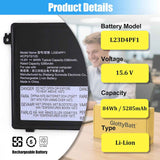 Original L23D4PF1 Battery 84Wh for Lenovo IdeaPad Pro 5-14IMH9 5-14AHP9 5-16IMH9 5-16AHP9 / Yoga Pro 9-16IMH9 / Yoga Pro 7-14IAH10 Series L23M4PF1 L23N4PF1 L23B4PF1 L23X4PF1 L23D4PF1 Laptop Batteries JS Bazar