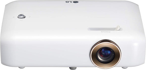 LG PH510PG LED Projector, 550 Lumens, HD 1280x720 Native Resolution, Fixed Zoom, 3D Optimizer, Auto-Keystone (Vertical), 1W + 1W Stereo