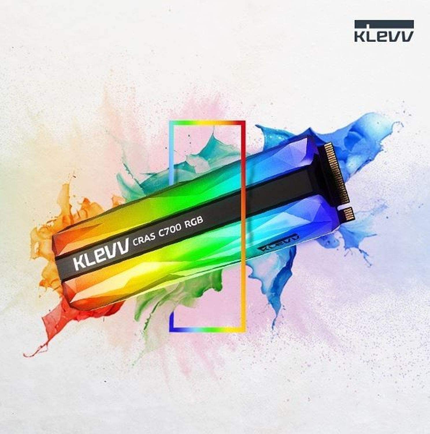 Klevv Cras C700 RGB 480GB Internal SSD, NVMe PCIe Gen3x4 Host Interface, M.2 2280 Form Factor : K480GM2SP0-C7R Hard Drives JS Bazar