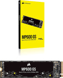 Corsair MP600 GS 2TB PCIe 4.0 (Gen 4) x4 NVMe M.2 Internal SSD, 3.3 Voltage, 1200TBW, Black : CSSD-F2000GBMP600GS Hard Drives JS Bazar