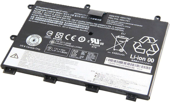 45N1750 45N1751 45N1748 45N1749 7.4V 34Wh 4600mAh Laptop Battery Compatible with Lenovo ThinkPad Yoga 11E 1st Gen Series Notebook Laptop Batteries JS Bazar