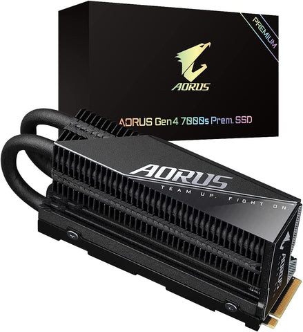 Gigabyte Aorus Gen4 7000s Prem. 2TB SSD, DDR4 2GB External Cache, PCI-Express 4.0 x4 Interface : GP-AG70S2TB-P
