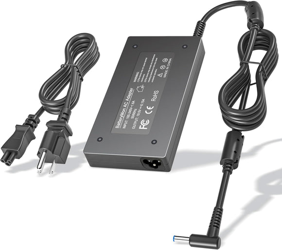 Replacement HP notebooks 120W adapter with a 4.5mm connector Blue Pin Power Adapter & Charger Accessories JS Bazar