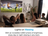 Optoma UHD55 Projector, DLP Technology, 3600 ANSI Lumens, UHD 3840x2160 Resolution, 16:9 Aspect Ratio, 1.3x Zoom Projectors JS Bazar