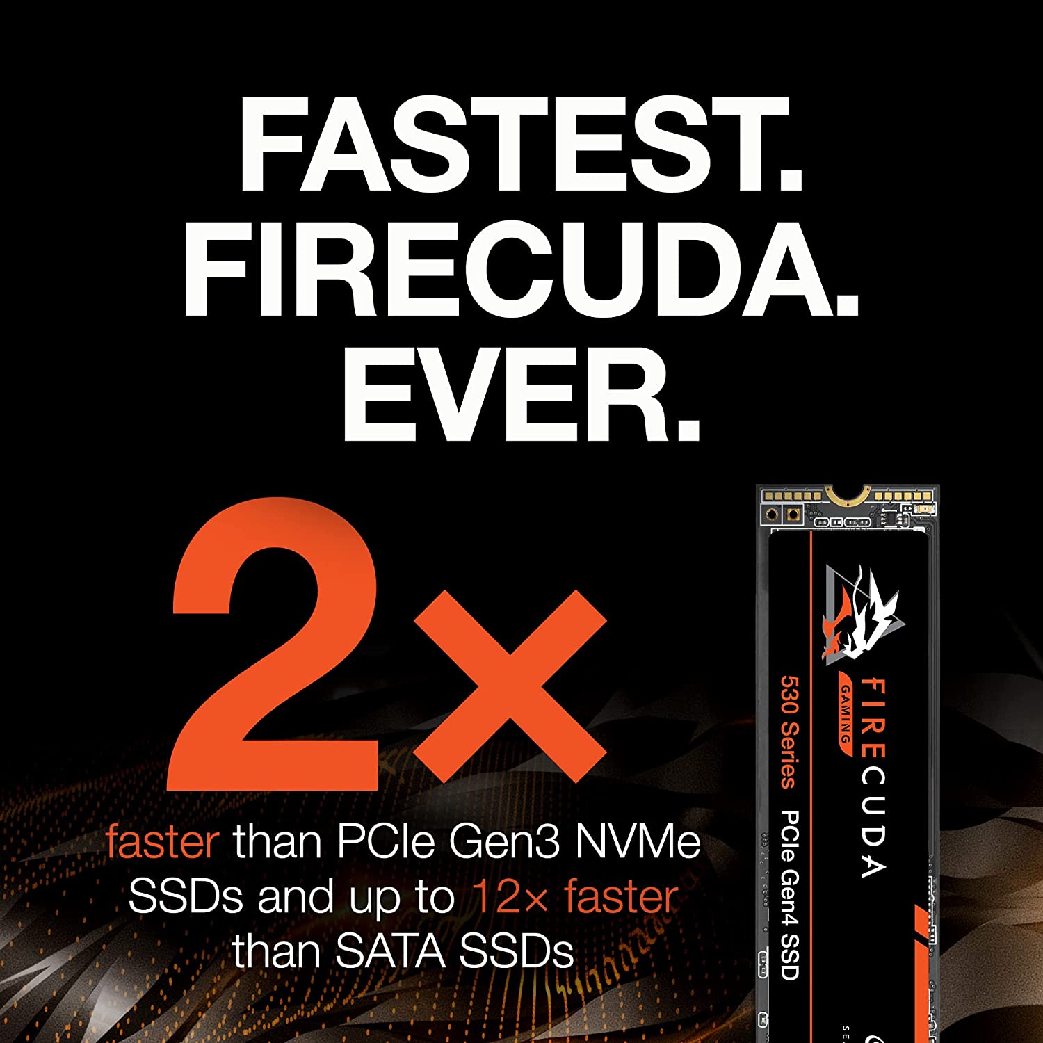 Seagate FireCuda 530 1TB Internal Solid State Drive, M.2 PCIe Gen4 ×4 NVMe 1.4, Speeds up to 7300MB/s : ZP1000GM30013 Hard Drives JS Bazar