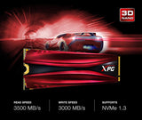 XPG 1TB GAMMIX S11 Pro NVMe M.2 Internal SSD,PCIe 3.0 x4 Interface, LDPC Error Correction, Red : AGAMMIXS11P-1TT-C Hard Drives JS Bazar