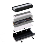 DarkFlash DM2 ARGB Aluminum ARGB M.2 SSD With Heatsink, Cooler M2 NGFF 2280 : DM2 ARGB Hard Drives JS Bazar