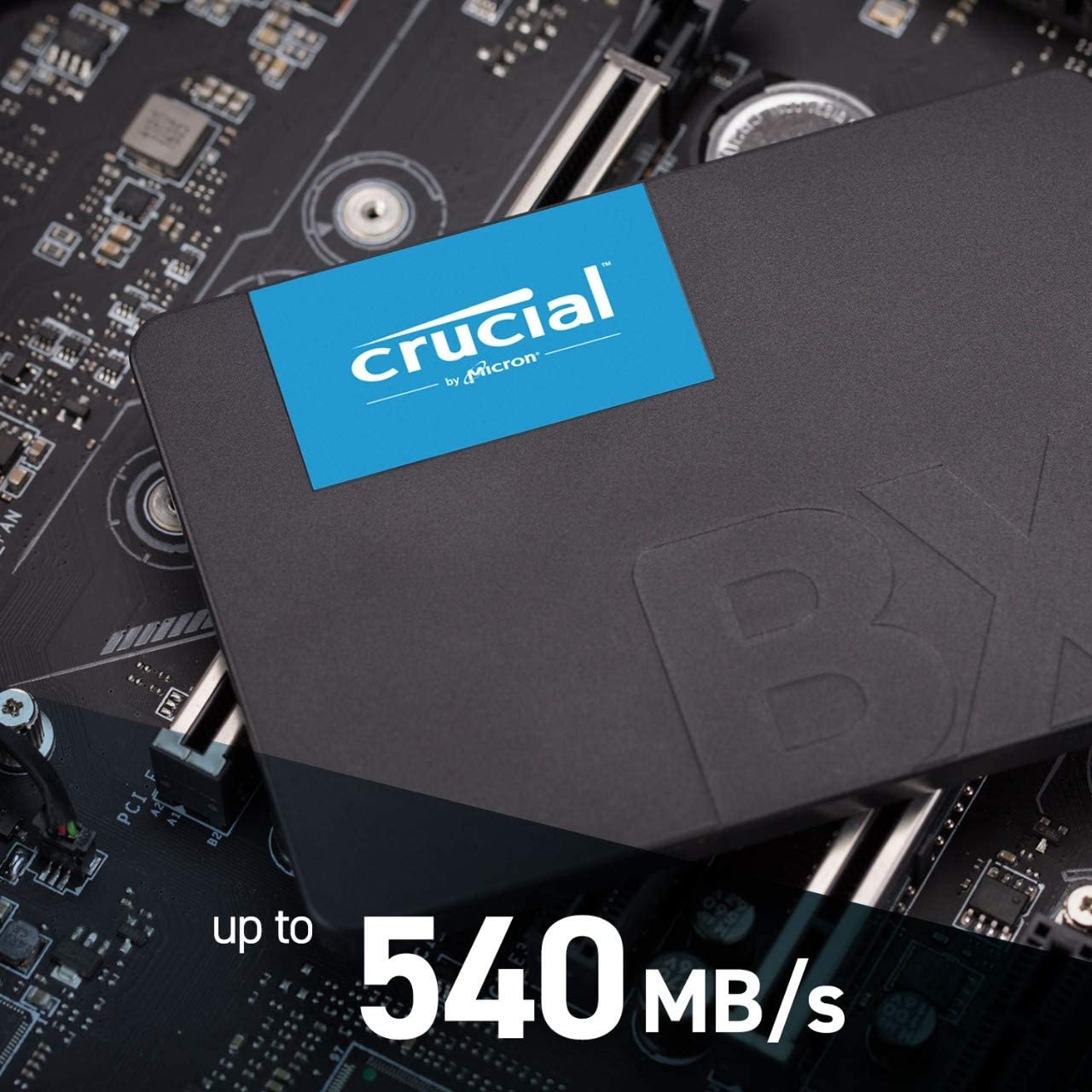 Crucial BX500 480 GB 3D NAND SATA 2.5-inch SSD : CT480BX500SSD1 Hard Drives Crucial