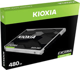 Kioxia Exceria 480GB 2.5" SATA TLC Internal Solid State Drive 555MB/s Read, 540MB/s Write : LTC10Z480GG8 Hard Drives JS Bazar