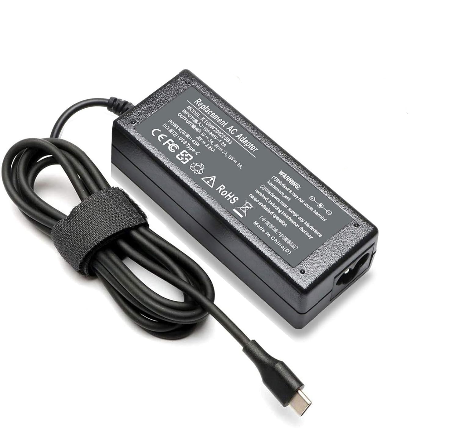 HP Chromebook Charger 13 G1(W4M19EA), Notebook 45W Type C USB C