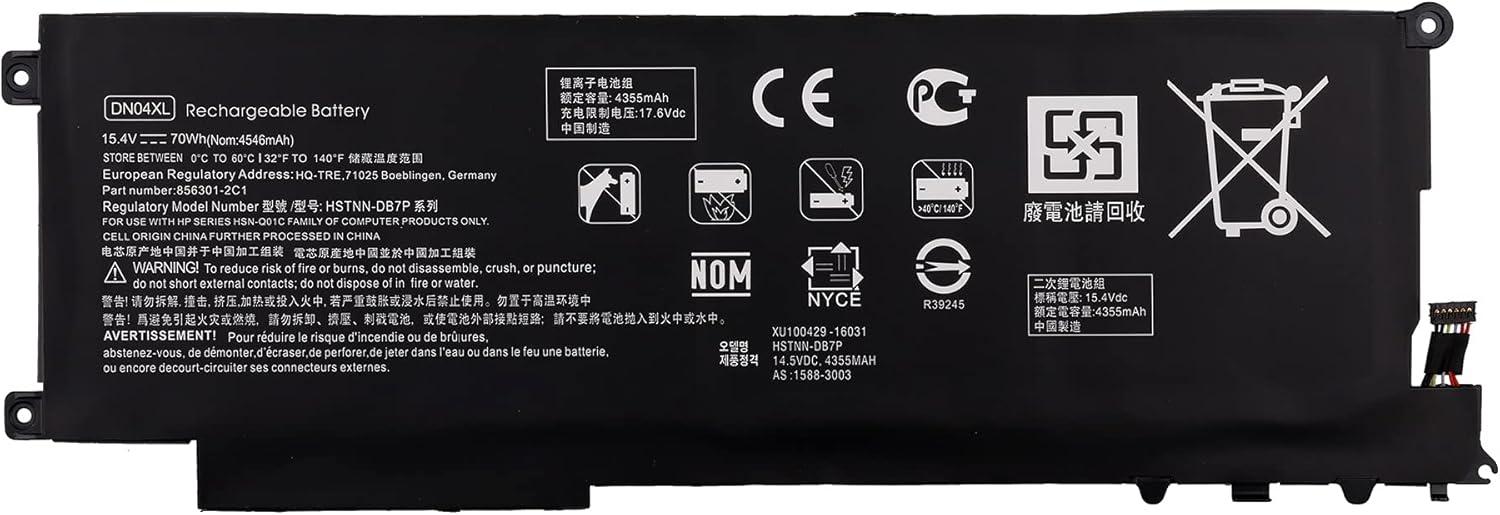 Original DN04XL HP ZBook x2 G4(2ZB85EA), ZBook x2 G4(2ZB80EA), DN04070XL, HSTNN-DB7P Laptop Battery Laptop Batteries JS Bazar