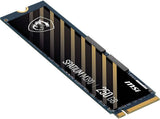 MSI Spatium M390 250GB PCIe M.2 2280 Internal Solid State Drive, PHISON E15T, Black : S78-4409PL0-P83 Hard Drives JS Bazar