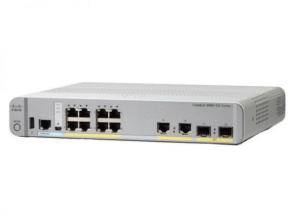 Cisco Catalyst Compact 2960C-8TC-L - Switch - 8 Ports - Managed - Desktop, Rack-Mountable, Wall-Mountable Networking Switches JS Bazar