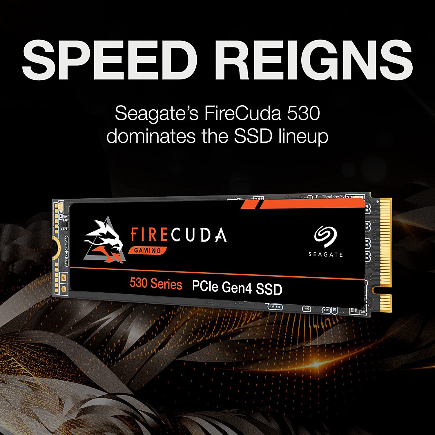 Seagate FireCuda 530 1TB Internal Solid State Drive, M.2 PCIe Gen4 ×4 NVMe 1.4, Speeds up to 7300MB/s : ZP1000GM30013 Hard Drives JS Bazar