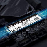Team Group MP33 PRO 512GB M.2 PCIe Internal SSD, NVMe 1.3, PCIe Gen3x4 M.2 2280 : TM8FPD512G0C101 Hard Drives JS Bazar