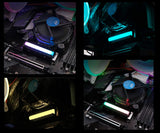 DarkFlash DM2 ARGB Aluminum ARGB M.2 SSD With Heatsink, Cooler M2 NGFF 2280 : DM2 ARGB Hard Drives JS Bazar
